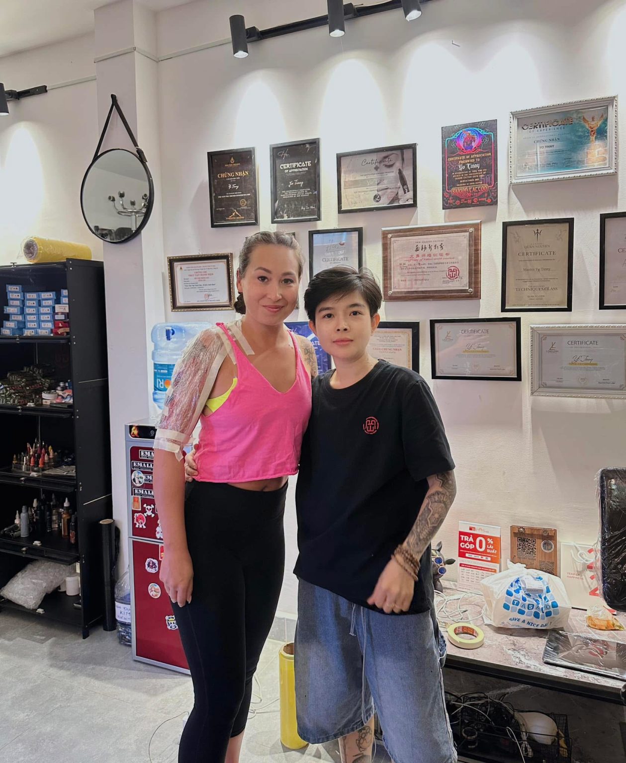 Instructions for image preservation after tattooing