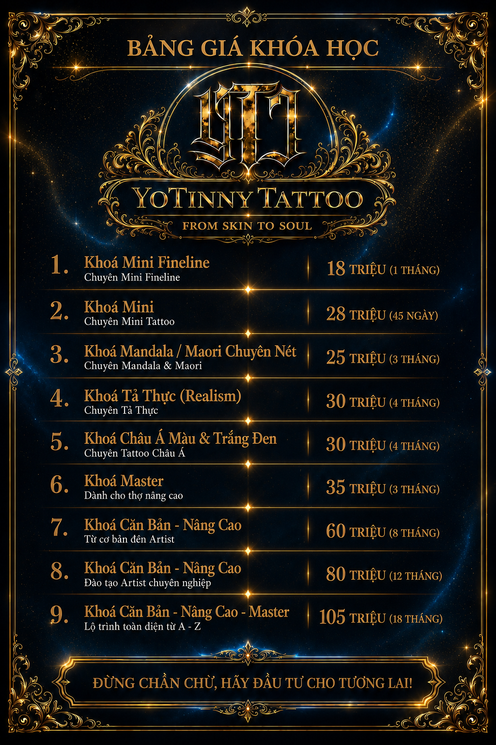 PROFESSIONAL TATTOO TRAINING COURSE – OPENING APRIL 15, 2026